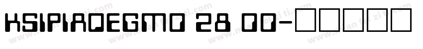KSIPIAQEGM0 28 00字体转换